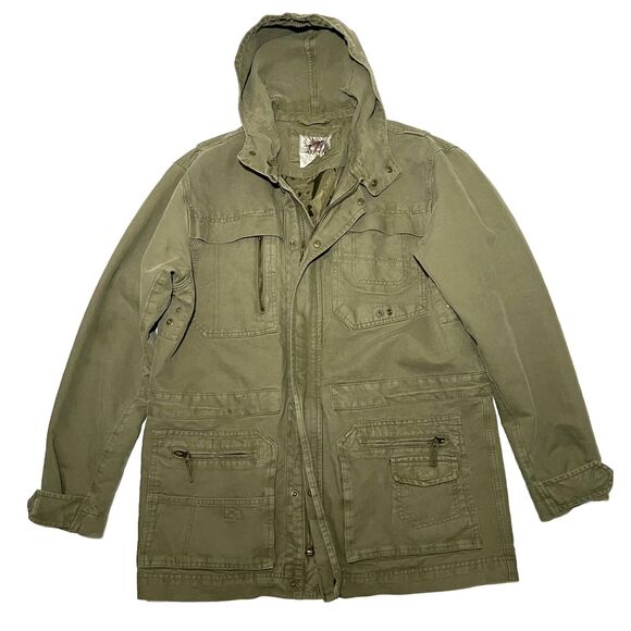 Territory Ahead Other - The Territory Ahead Mens Military Parka Jacket Size Small Green